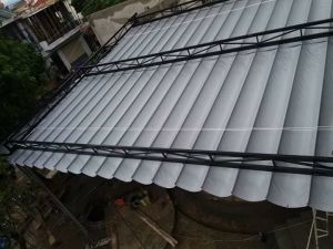 Mái xếp di động lượn sóng