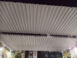 Mái xếp di động lượn sóng