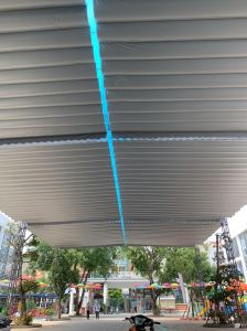 Mái xếp di động lượn sóng