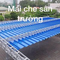 Mái xếp che sân trường